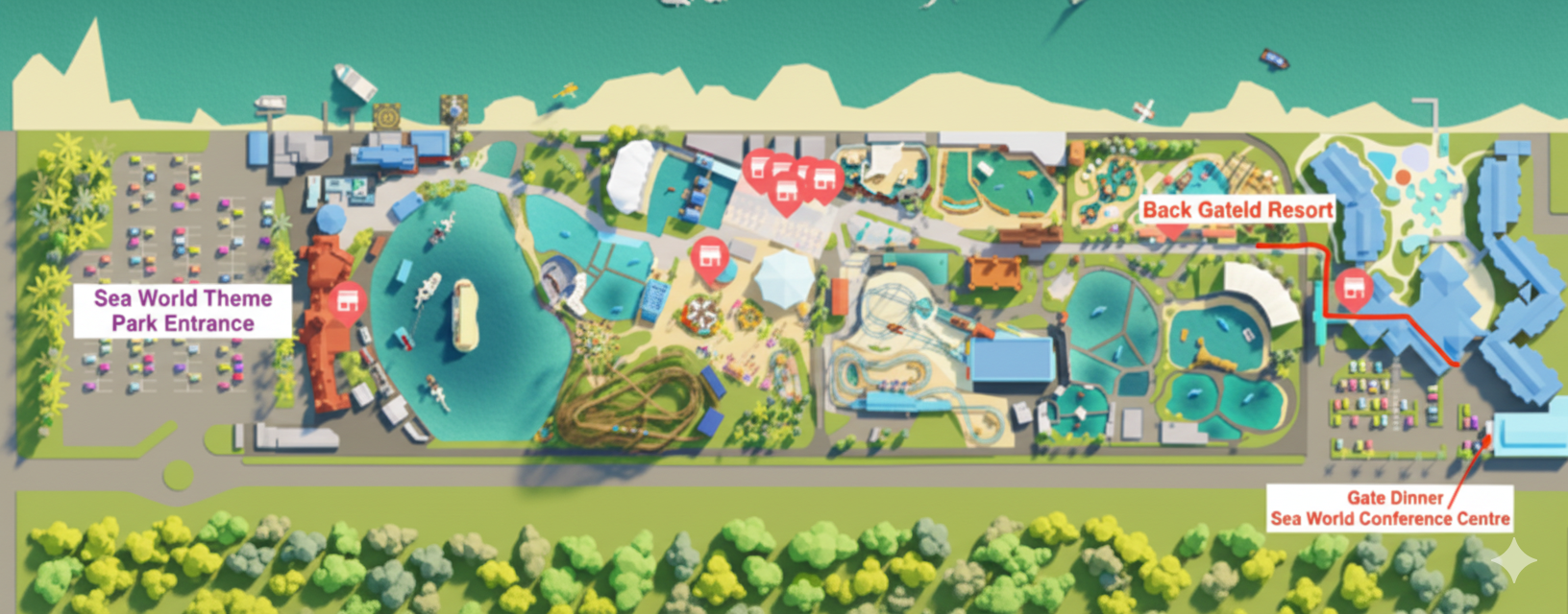 Sea World Theme Park & Dinner Venue